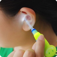 【On Sale】 1pcs Baby Ear Pick Cute Flashing Child Kids Ear Spoon Cleaner Wax Earwax Remover Luminous Earpick Cleaning Ear Care Tools