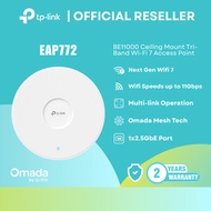 TP-Link Omada EAP772 | BE11000 Tri-Band Wi-Fi 7 / 2.5GbE / Ceiling Mount Access Point | itw