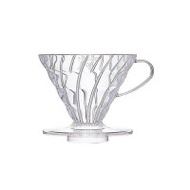 日本 Hario V60 02 手沖咖啡樹脂濾杯 - 透明 | 附V60量匙 | 可沖4杯咖啡