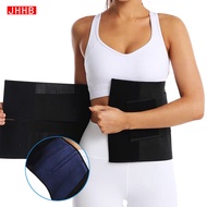JHHB Waist Trainer Belt Waist Cincher Trimmer Sauna Sweat Corset Velcro Body Shaper with Triple Wrap Women Slimming Strap