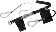 Midori Anzen MFD-500L-10L BLK Fall Prevention Device Torso Belt Type New Standard Compliant 220.5 lb