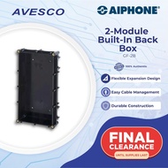 AIPHONE | GF-2B | ENTRANCE STATION | 2-MODULE BUILT-IN BACK BOX | Avesco