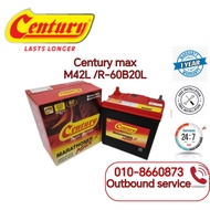 [ Installaton Provided ] M42 EFB | 60B20L/R | B20 L/R ] CENTURY MAX | Car Battery Bateri Kereta | Myvi Bezza adv Ativa