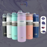 TYESO Thermal Tumbler Flask Water Bottle Vacuum Insulated Bottle Stainless Steel Coffee Cup 750ml