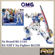 No Brand RG 1/144 RX-93ff V Nu Fighter RG32B RG RX-93FF Nu RX93 Nu RX93FF V Plastic Model Kit Plamo 