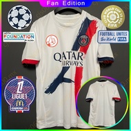 Sports Soccer Jerseys (Fan Version) 24 Paris Away White | |   High-Quality Soccer Jerseys, Sports So