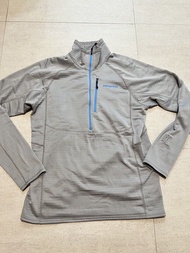 Patagonia 男士抓絨  R1 pullover jacket. M hiking camping at