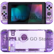 NIntend Switch DIY Replacement Housing Shell Transparent Purple Case Set for Nitendo Nintendo Switch Console Right Left Joy-Con