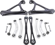 Set of 12 Rear Control Arm Kit w/Bolts Replacement for 2002-2015 Audi Q7 VW Touareg Porsche Cayenne 