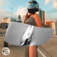 Iridium Silver Visor AGV K1 K3SV K5 Import (Free Sticker AGV)