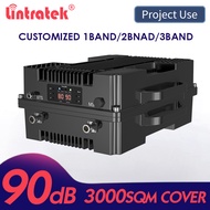 Lintratek Mobile Phones High Power 2w Repeater 3000sqm Coverage GSM Amplifier 90dB Gain 4g Booster
