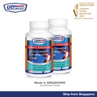 2 bottles US Clinical Triple Strength Glucosamine Chondroitin MSM 90s 新加坡优质葡萄糖胺软骨素防关节退化片 *Joint Care