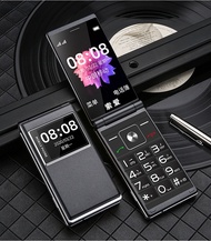 โทรศัพท์มือถือแบบพับ L518 2G 4G โทรศัพท์มือถือของแท้โทรศัพท์ธรรมดาปุ่มกดสองซิม