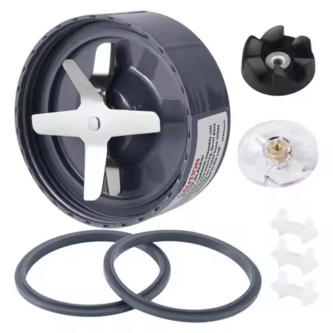 AT28-9Pcs Blender Replacement Set Fornutribullet 900W 600W Extraction Blade Gaskets Seal O Ring Shoc