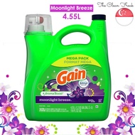 🇸🇬 Gain Plus Aroma Boost Liquid Laundry Detergent with Febreze, Moonlight Breeze, 4.55L (154 fl oz /
