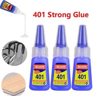 401 Strong Glue for Rubber Metal Plastic Wood Glass Waterproof Sealant Shoe Repair Kuat Gam Kayu Bes
