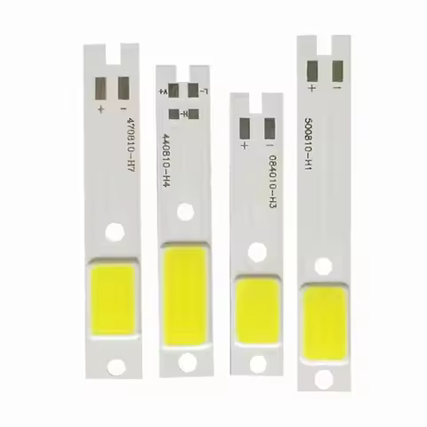 DC9-12V C6 LED CHIP CAR Near/high beam headlight H1 H3 H4 H7 COB Light 15W 30W 100LM/W 5pcs