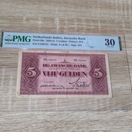 Uang Kuno Coen 5 Gulden TTD Praasterink PMG 30