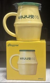 全新未用過 Binggrae Banana milk Mug 290ml 香蕉 🍌 牛奶 樽仔奶造型陶瓷杯