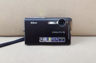 Nikon Coolpix S6 新淨黑色藝康 CCD相機 Black Pocket Travel CCD Camera 咭片機 尼康數碼相機 復古相機 等效35-105mm 旅行相機 旅遊相機（非C
