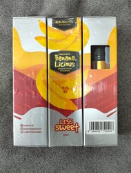 Liquid Banana Licious 60ml Less Sweet Freebase Authentic By Emkay Brewer X CMW Distribution junians