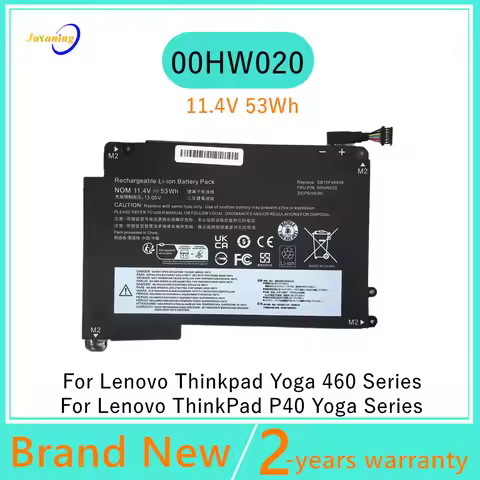 00HW020 00HWO21 Laptop battery For Lenovo Thinkpad Yoga 460 P40 Yoga Series SB10F46458 SB10F46459