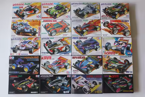 1 Box DD/WD/Ruize Mini 4WD Car Model CANNON BALL/Horizon/LIBERTY EMPEROR/AERO SOLITUDE/CRIMSON GLORY