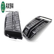 AX94-1 Pair Front Fog Light Cover Bumper Grille For  A4 B9 S-LINE 16-18 Car Grill 8W0807681F 8W08076