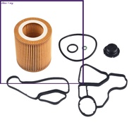 ❤️Oil Filter+Housing Gasket& Cooler Seal Set for BMW For X1 X3  for N26 N52 N54 N56[my]