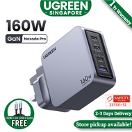 UGREEN Nexode Pro 160W USB C Charger, 4-Port PD 3.1 GaN Compact Fast PPS Wall Charger for MacBook Pr