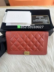 99新✨全港最平 ‼正品任驗 ‼ 有單有咭 ‼🌈CHANEL Bi-Fold Wallet A80285Y099395B048 Red 紅色👏現貨 支持陪驗 #女裝銀包 #包包 #hand bag #