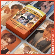 LINXX 55PCS ATEEZ Lomo Cards GOLDEN HOUR Album Kpop Photocard Set Idol Fan Collection Gift for Fans 