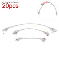 YU 20Pcs/lot Steel Wire Leader With Swivel Fishing Accessory Leash 15CM 20CM 30CM
 n