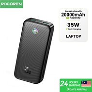 <Local Stock>Rocoren 22.5W 20000mAh Power Bank QC PD 3.0 Fast Charging PowerBank For i15 Series Sams