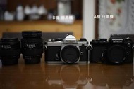 【售】漂亮Nikon FE 經典黑機重曝機身加購 24-50mm 35-70mm AF(Ai) 旅遊鏡頭 Fm2 FE2