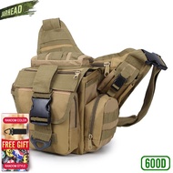 Military Tactical Shoulder Bag 900D Oxford Men Outdoor Camera Bag for Climbing Camping Fishing Trekk