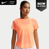 Nike Dri-FIT Womens Swift Breathe Short-Sleeve Running Top - Orange Pulse [IF1681-852]