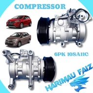 HF COMPRESSOR 6PK 10SA11C MYVI M800-(2018-PRESENT) 1.3CC D20N / BEZZA B300-(2016-PRESENT) 1.3CC HF