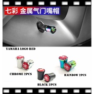 YAMAHA Alloy Motor Tyres Tire Valve Caps : y15zr lc135 fz150 nvx nmax ego nouvo y125z