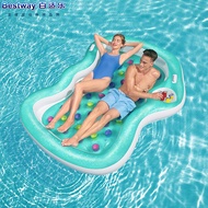Authentic Bestway double floating row inflatable floating bed floating boat water bed beach cushion 