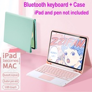 Case Keyboard with Touchpad For iPad 9.7 10.2 5th 6th 7th Generation 8th Gen Bluetooth Keyboard Case for iPad Air 2 3 4 Pro 9.7 10.5 11 Cover casing