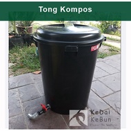 Bokashi compost bin  (black dustbin)_Tong Kompos