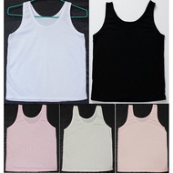 SL0009 Women's Tank Top Undershirt Fat People Large Size S M L XL XXL 3XL 4XL Bust 26-54 White Black