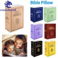 CRUNCHCRAFT​ Bible Pillow, Realistic Looking Sofa Cushion Bible Throw Pillow, Children Gift Cutest P