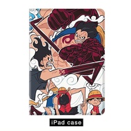 One Piece Luffy ipad case mini 4/5/6 air 1/2/3/4/5 10.2 gen 7 8 9 gen10 2022 pro11 tri-fold pen slot
