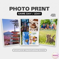 [SG 1-2 DAY] 4R Photo Printing Service Express Customised