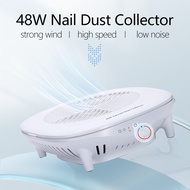 48W Nail Dust Collector Machine Nail Dust Vacuum Cleaner For Manicure Pedicure Nail Art Salon Dust S