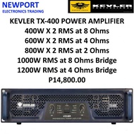 Kevler TX-400S 400W X 2 RMS Power Amplifier