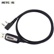 Retevis 2ขา2 Way วิทยุ USB สายเคเบิลสำหรับ Retevis H-777 RT21 RT22 RT19 RT-5R Baofeng UV-5R BF-888S