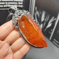 歐款新貨 天然波羅的海海漂蜜蠟項鏈 全皮原石 s925銀鑲嵌 蜜蠟尺